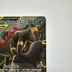 Pokemon TCG Umbreon & Darkrai Tag Team GX Rare Card 125/236 NM - Image 3
