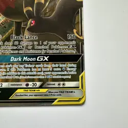 Pokemon TCG Umbreon & Darkrai Tag Team GX Rare Card 125/236 NM - Image 4