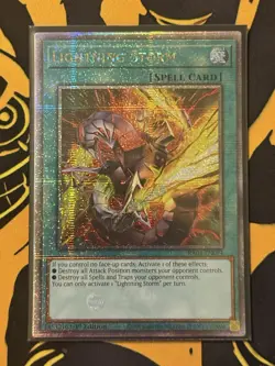 Yu-Gi-Oh! Lightning Storm (New Art) QCR 1st Edition RA04-EN094 - Image 1