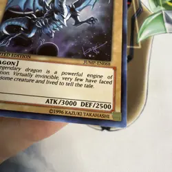 Yu-Gi-Oh Blue Eyes White Dragon JUMP-EN068 Ultra Rare Limited Edition FAST SHIP - Image 5