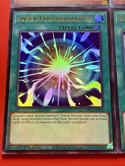 3x Super Polymerization + 3x Evenly Matched | Ultra Rare | NM | 1st Ed | YuGiOh! - Image 3