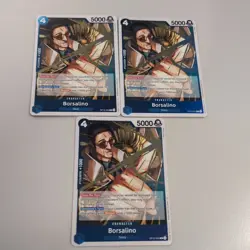 One Piece TCG Cards 3x OP12-053 - Borsalino - Rare - foil English *SALE* - Image 2