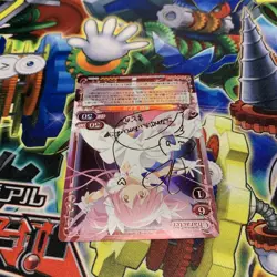 Madoka Magica Trading Card Madoka Kaname Sign Card Used Playable - Image 3