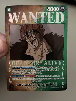 Eustass"Captain"Kid (Wanted Poster) OP01-051 Pillars of Strength Foil alt art - Image 1
