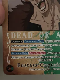 Eustass"Captain"Kid (Wanted Poster) OP01-051 Pillars of Strength Foil alt art - Image 5