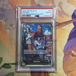 2025 ONE PIECE SHANKS PSA MAGAZINE EXCLUSIVE PROMOS #001 PSA 10 - Image 1