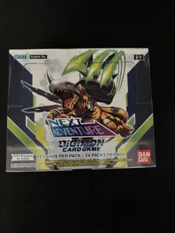Bandai Digimon CCG Next Adventure Booster Box - 24 Cards 811039036225 - Image 1