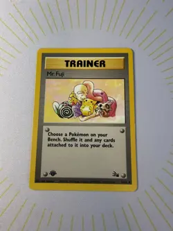 Pokemon Card Mr. Fuji 58/62 1st Edition Fossil TCG - NM ✨ - Image 3