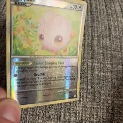 Pokemon Trading Card Game HeartGold & SoulSilver 44/123 Igglybuff reverse holo - Image 3