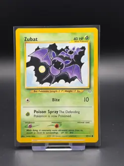 Zubat 59/64 Neo Revelation LP Pokemon Card TCG Vintage WOTC - Image 1