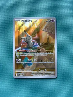 Mimikyu SVP 075 Promo Pokemon TCG Card Paldean Fates NM - Image 1