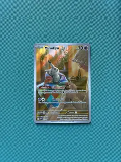 Mimikyu SVP 075 Promo Pokemon TCG Card Paldean Fates NM - Image 2