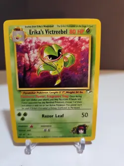Pokemon TCG Erikas's Victreebel 26/132 Gym Heros Unlimited Rare Vintage Card - Image 1