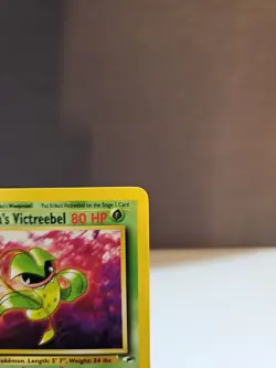 Pokemon TCG Erikas's Victreebel 26/132 Gym Heros Unlimited Rare Vintage Card - Image 3