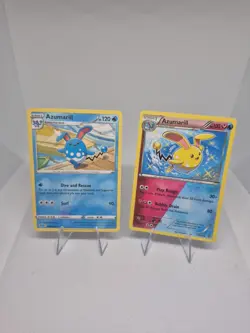Azumarill 059/264 Rare And Azumarill 77/114 Uncommun Pokemon Cards Lot B3 - Image 1
