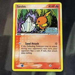 Torchic - Reverse Holo #66 Crystal Guardians Pokemon TCG Card Fire LP Condition - Image 1