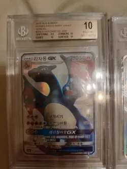 BGS 10 Pristine Full Art Charizard GX 4 card lot (includes Black Label English) - Image 4