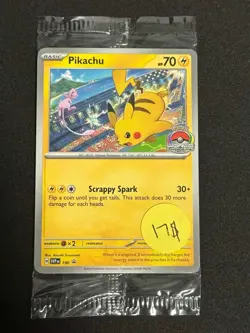 Pikachu World Championships 2024 Promo Card Scarlet & Violet - Sealed - Image 1