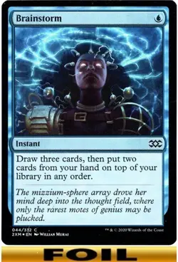 Brainstorm ** FOIL ** Double Masters - CUC NM MTG - Image 1