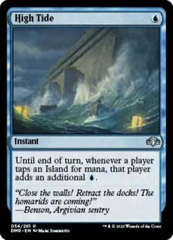 1 x High Tide - Foil - Dominaria Remastered - NM-Mint - MTG - Image 1