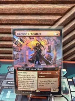 Emeritus of Conflict (Extended Art) Secrets of Strixhaven Foil - Image 1