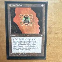 Magic: The Gathering Urza's Bauble Ice Age Uncommon Artifact Regular 1995 Rush - Image 1