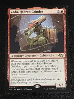 MTG Foundations Jumpstart Zada, Hedron Grinder Anime 0076 NM Rare - Image 1