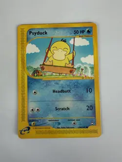 Psyduck 104/147 Aquapolis Vintage Pokemon Card - Image 1
