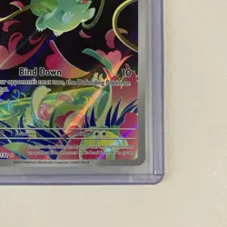 Pokemon Bulbasaur Full Art Holo Illustration Rare Me01: Mega Evolution 133/132 - Image 2