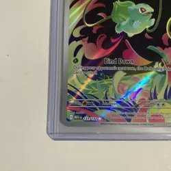 Pokemon Bulbasaur Full Art Holo Illustration Rare Me01: Mega Evolution 133/132 - Image 3