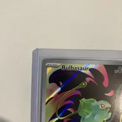 Pokemon Bulbasaur Full Art Holo Illustration Rare Me01: Mega Evolution 133/132 - Image 4