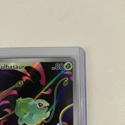 Pokemon Bulbasaur Full Art Holo Illustration Rare Me01: Mega Evolution 133/132 - Image 5
