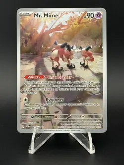 Mr. Mime 179/165 Sv: Scarlet & Violet 151 Holo Pokemon Near Mint - Image 1
