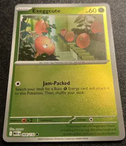 Exeggcute 004/132 NM Reverse Holo Mega Evolutions Pokemon Card! - Image 1
