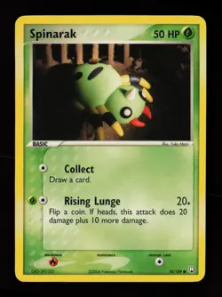 Spinarak 78/109 Yuka Morii Team Rocket Returns Pokemon Card - Image 1