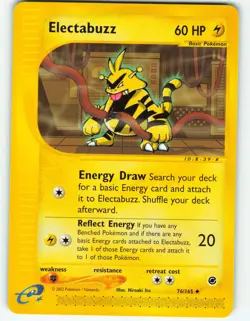Electabuzz - 76/165 Expedition Base Set - Pokemon TCG - 2002 - Image 1