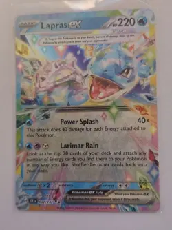 Lapras ex 32/142 Double Rare Stellar Crown Pokemon Holo NM/M - Image 1