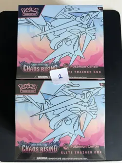 2x Chaos Rising Pokemon Center Elite Trainer Box ETB - BRAND NEW & SEALED ✅ - Image 1