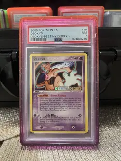 2005 POKEMON EX DEOXYS #16 DEOXYS DEOXYS-DESTINY DEOXYS PSA 7 NM POP 36 - Image 3