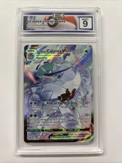 2022 Pokemon Ice Rider Calyrex VMax #tg15 HGC 9 (sb3) - Image 1