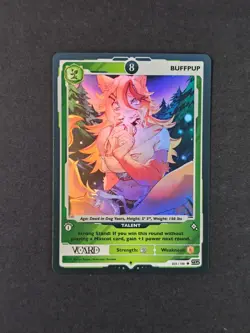 Buffpup 8 Holo Card First (1st) Edition Rising Stars GamerSupps VCard 025/190 - Image 1