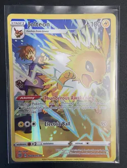 Pokemon TCG Jolteon TG04/TG30 Holo Rare Trainer Gallery Brilliant Stars M - Image 1