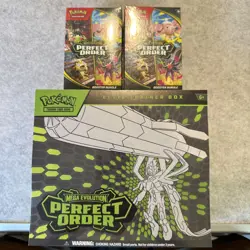 Pokemon Perfect Order Mega Elite Trainer box and 2x booster bundles sealed - Image 1