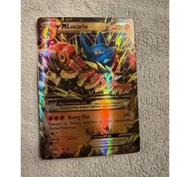 Pokemon TCG M Lucario EX 55/111 XY-Furious Fists Full Art Holo Ultra Rare 220 HP - Image 1