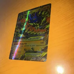 Pokemon TCG M Lucario EX 55/111 XY-Furious Fists Full Art Holo Ultra Rare 220 HP - Image 2