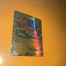 Pokemon TCG M Lucario EX 55/111 XY-Furious Fists Full Art Holo Ultra Rare 220 HP - Image 3