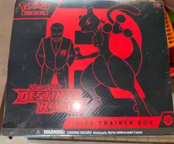 Pokemon TCG Destined Rivals Elite Trainer Box ETB Sealed New Mewtwo Gengar - Image 1