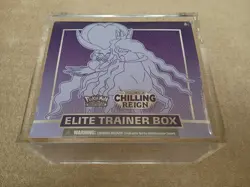 Minty Factory Sealed Pokemon Chilling Reign Elite Trainer Box With Acrylic Case 820650808630 - Image 1