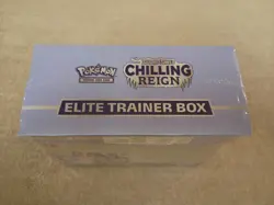 Minty Factory Sealed Pokemon Chilling Reign Elite Trainer Box With Acrylic Case 820650808630 - Image 5