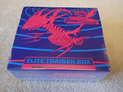 Nice Factory Sealed Pokemon Darkness Ablaze Elite Trainer Box With Acrylic Case 820650807312 - Image 2
